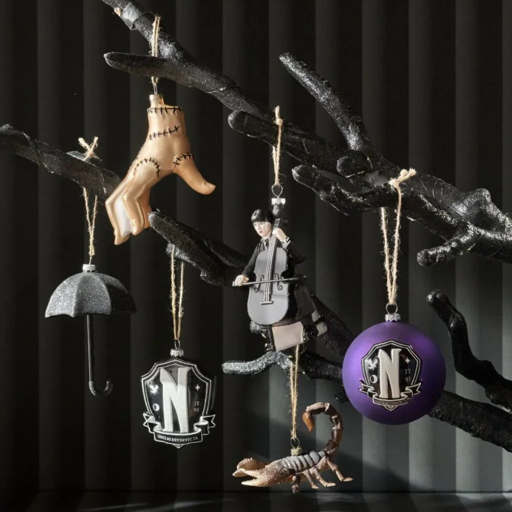 Pottery Barn Wednesday Ornament Set